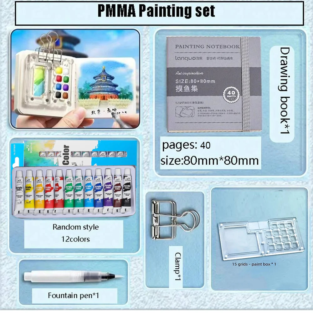 AquaPocket – Mini Travel Watercolor Kit