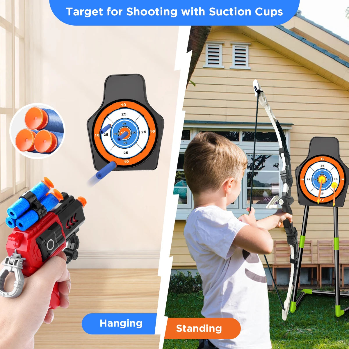 ArrowBlaze – 2-in-1 Archery &amp; Blaster Toy Set