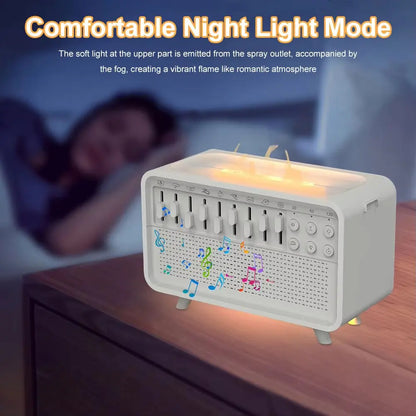 CalmGlow – LED Sleep Sound Machine & Humidifier
