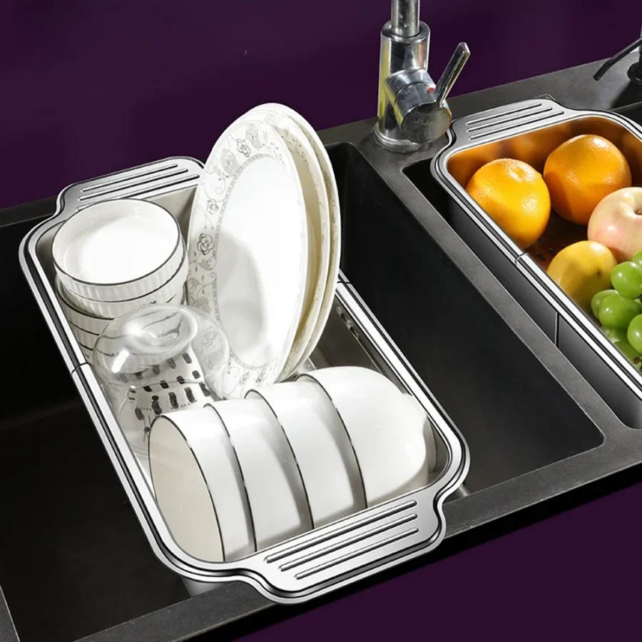 Extendra – Stainless Steel Telescopic Sink Filter Basket