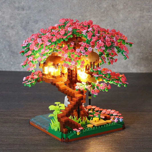 Bloomora – Mini Sakura Tree Light-Up Building Set