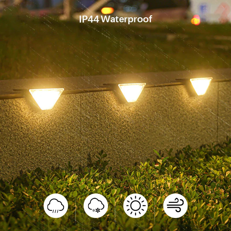 Solvion – 8PCS LED Solar Step Lights