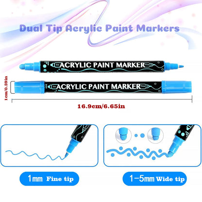 ColorFlex – Dual Tip Acrylic Paint Pens