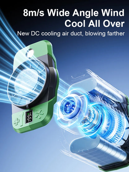 CoolBreeze – 8000mAh Waist Clip & Neck Fan