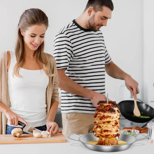 SpikeGrill – Vertical Stainless Steel Meat Skewer Rack