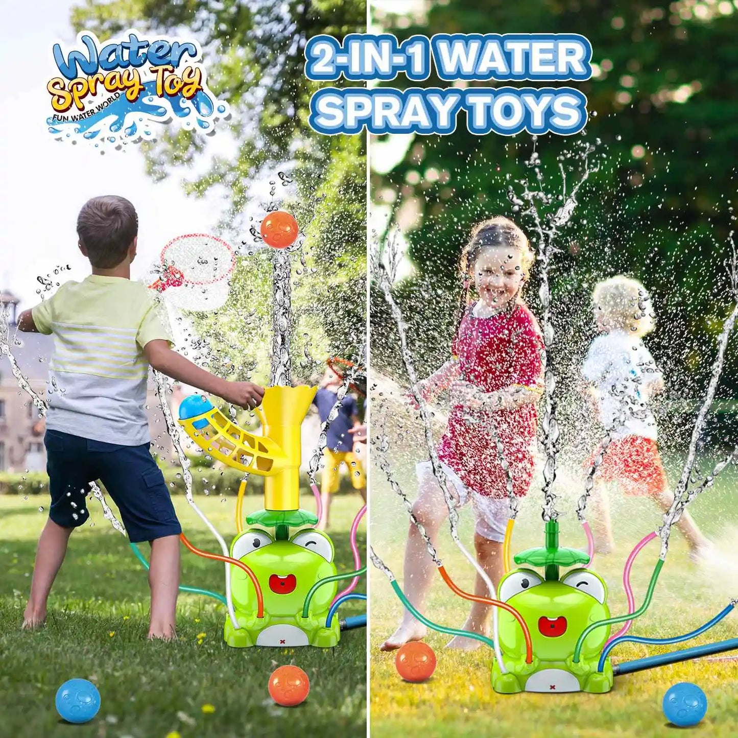 SplashFrog – Spinning Water Sprinkler Game
