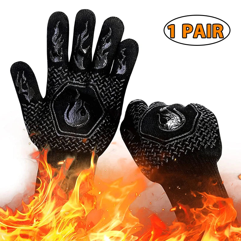 HeatGuard – Fireproof Silicone Oven Gloves