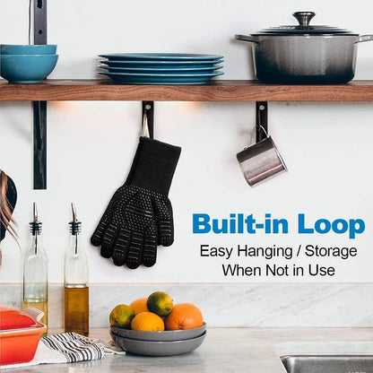 HeatGuard – Fireproof Silicone Oven Gloves