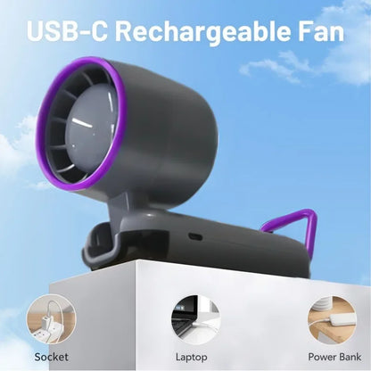 BreezeFold – Portable USB Camping Fan