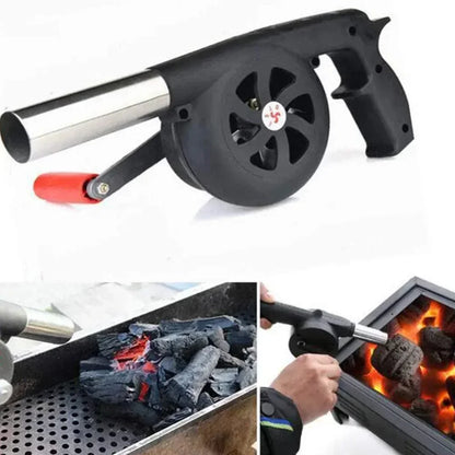 GrillBreeze – Portable Hand Crank BBQ Air Blower