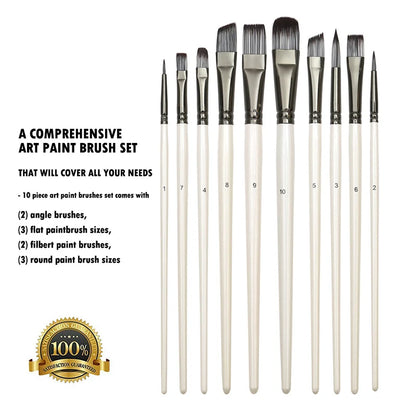 BrushMaster – All-Media Artist Paint Brush Set