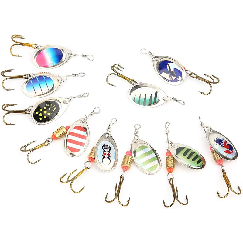SpinStrike – Metal Spinner Spoon Lure Kit