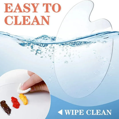 PaletteClear – Clear Oval Mixing Tray for Paints
