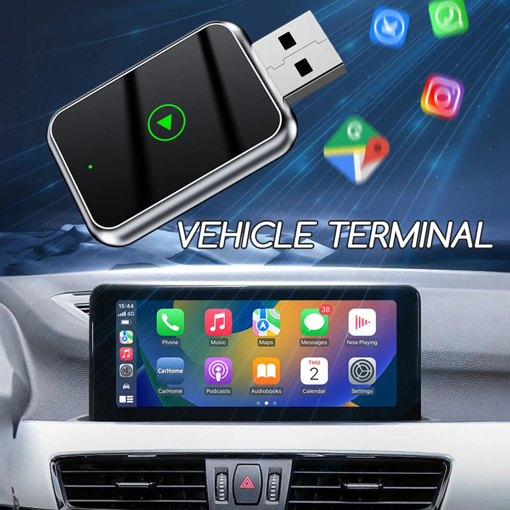 CarLinker – Wireless CarPlay & Android Auto Adapter