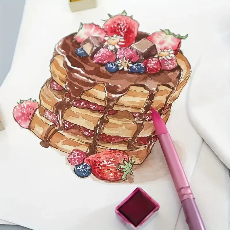 AquaLure – 4 Piece Sharp and Flat Watercolor Brush Set