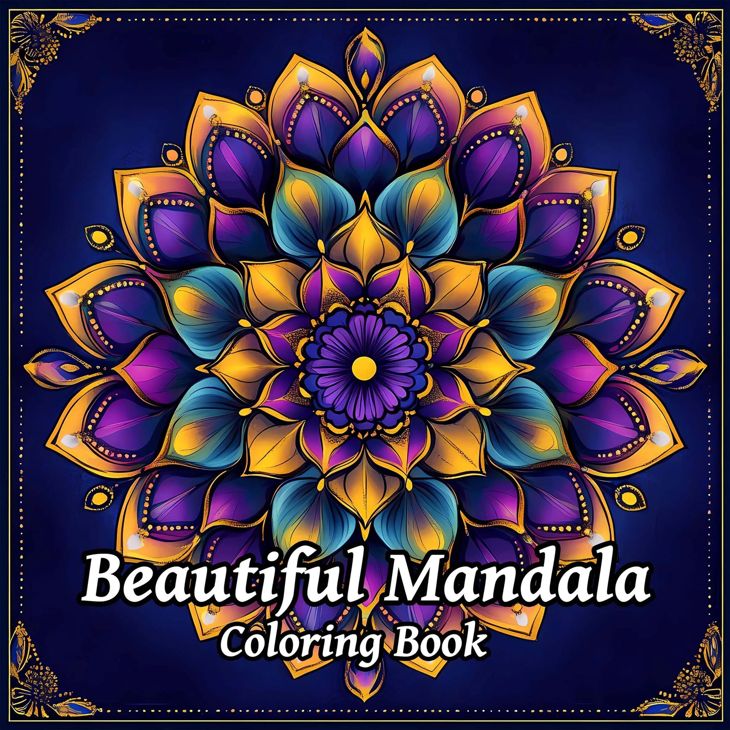 ZenDoodle – 24-Page Mandala Coloring Book for Adults & Teens