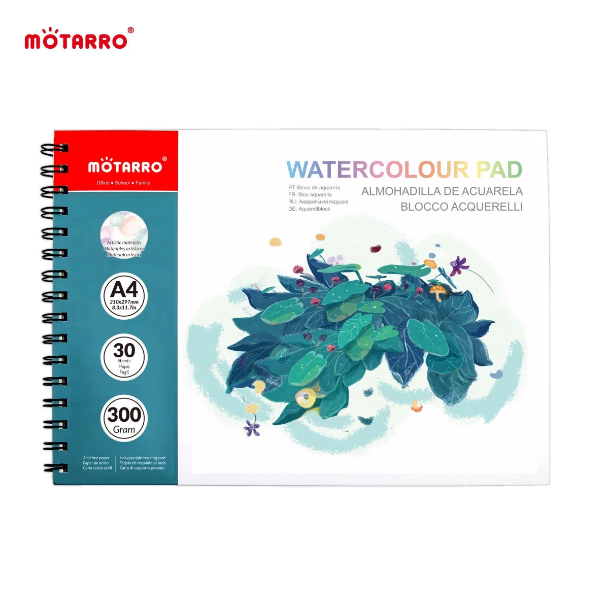 ColorSprout – A4 Watercolor Paper Book