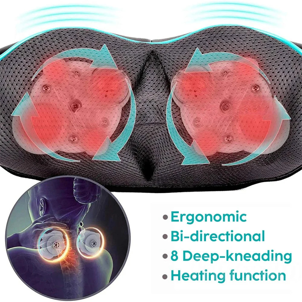 RelaxEase – Heated Shiatsu Neck & Shoulder Massager