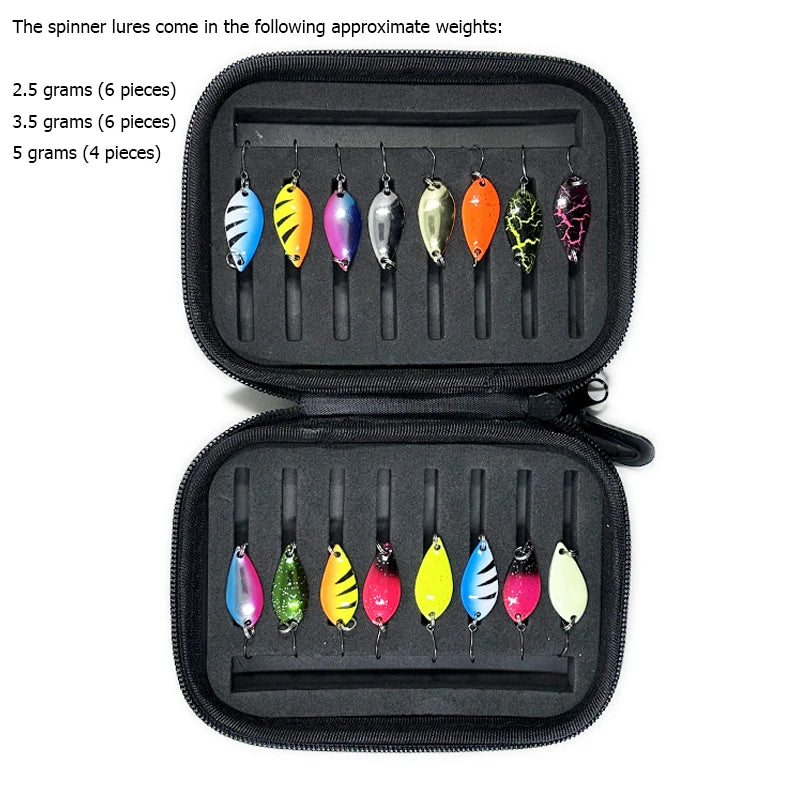 SpinStrike – Metal Spinner Spoon Lure Kit
