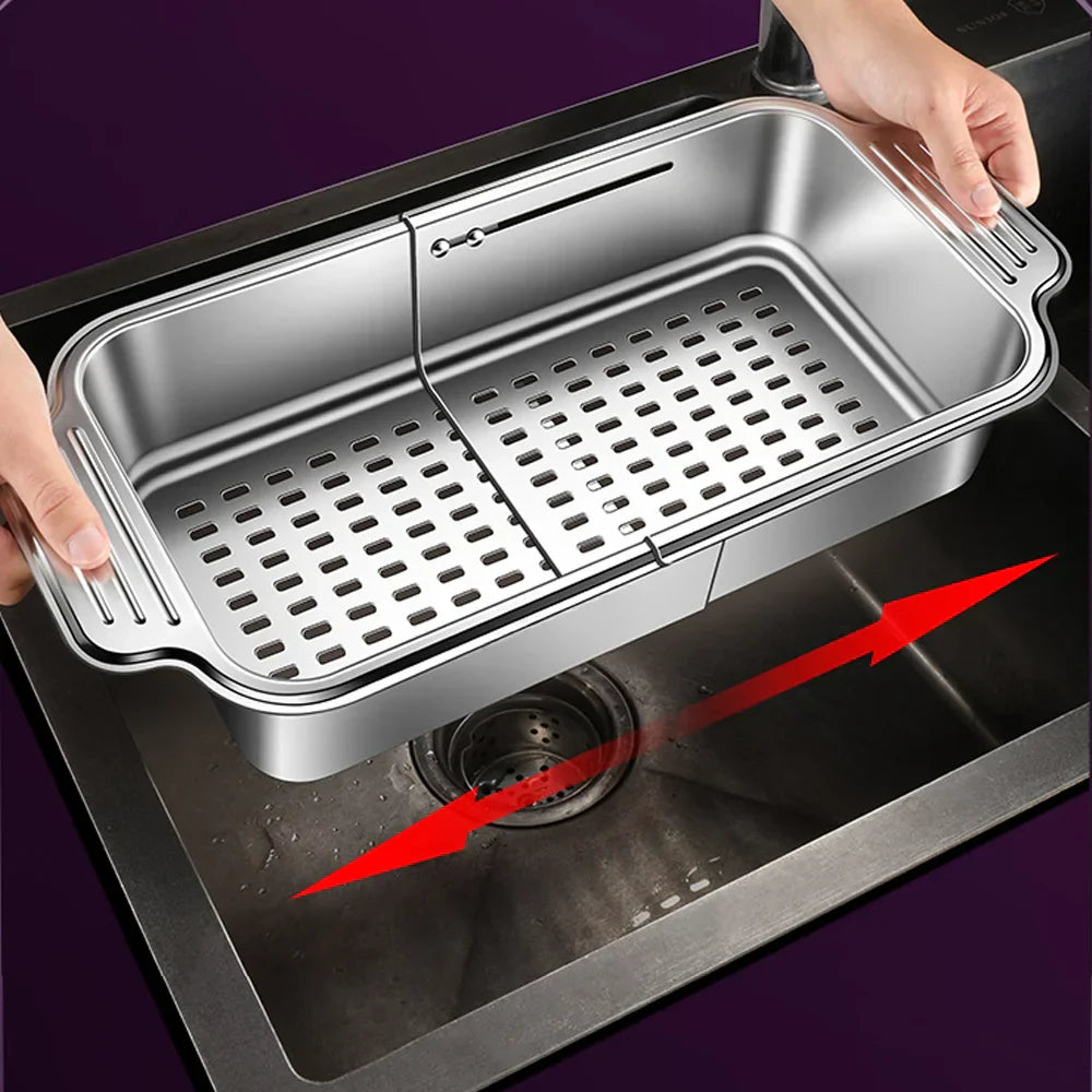 Extendra – Stainless Steel Telescopic Sink Filter Basket