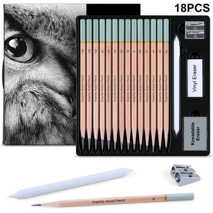 ArtVibe – 29-Piece Professional Drawing Pencil Set