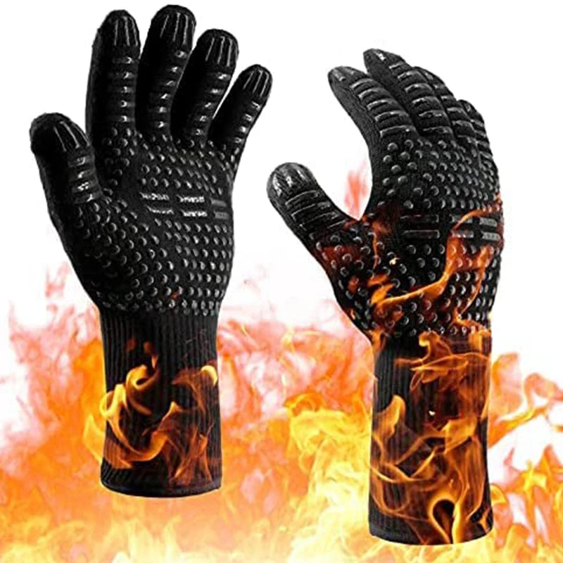 HeatGuard – Fireproof Silicone Oven Gloves