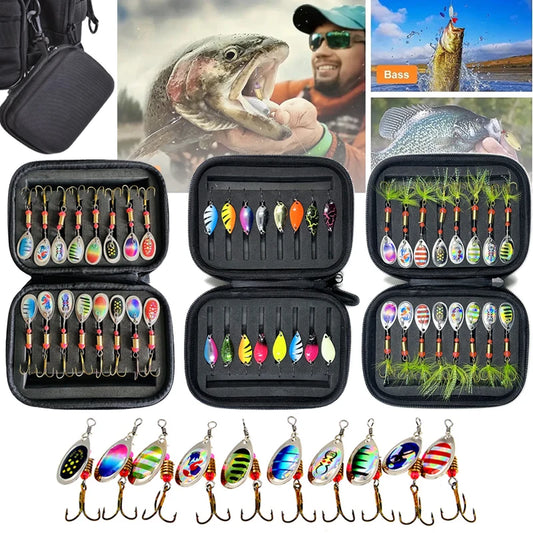SpinStrike – Metal Spinner Spoon Lure Kit