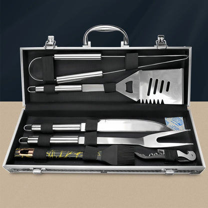 FlameCraft – Stainless Steel BBQ Tool Set