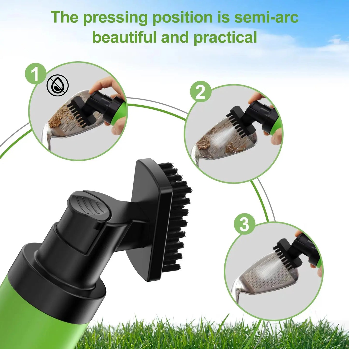 SplashGolf – Water Brush for Golf Clubs