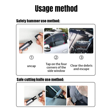 SafeBreak – Aluminum Car Emergency Safety Hammer