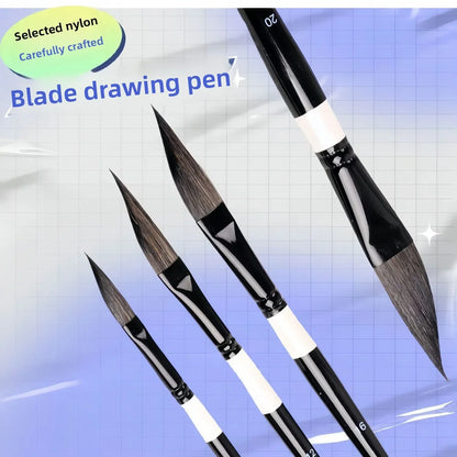 PaintBlade – Knife-Shaped Watercolor Brush Set