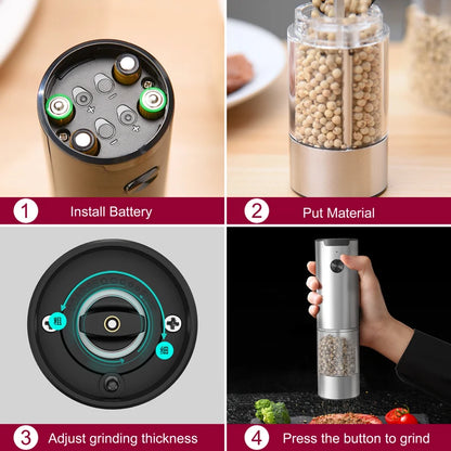 SpiceMate – Electric Salt &amp; Pepper Grinder