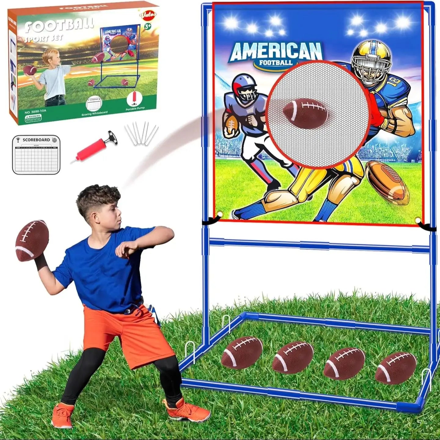 TouchdownToss – Rugby & Football Target Game Set