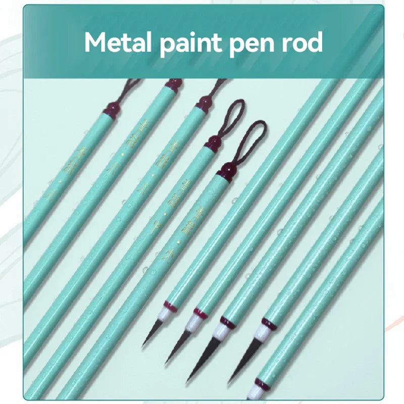 LineHeron – 3-Piece Hook Line Calligraphy & Watercolor Brush Set