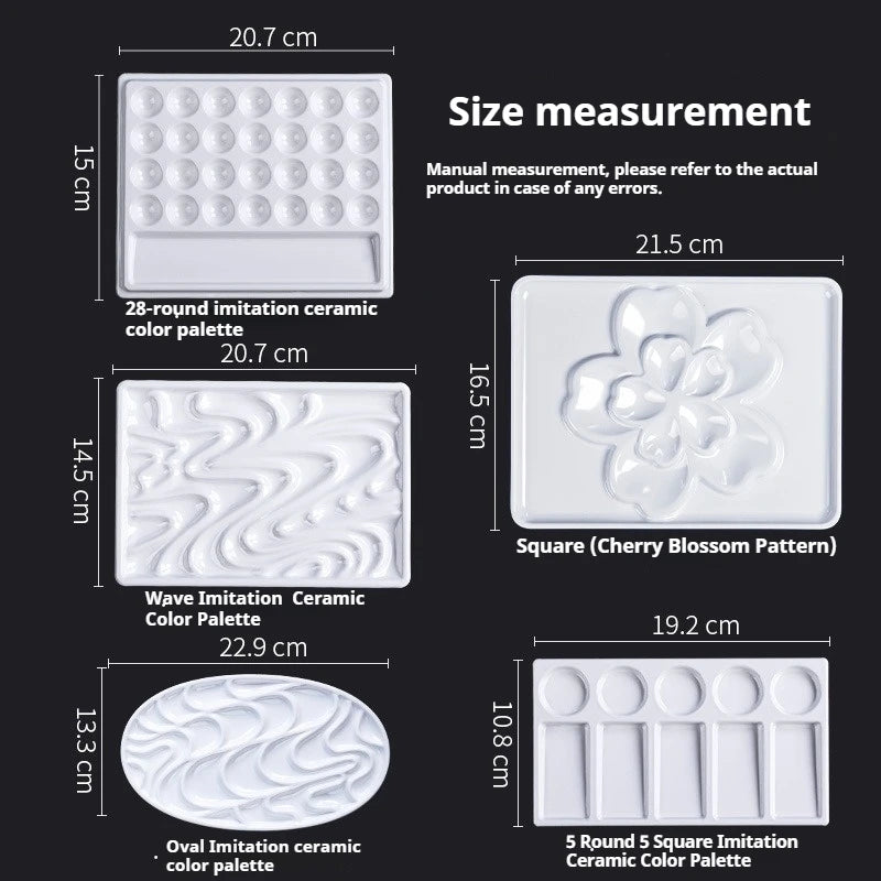 MixLoom – Reusable Imitation Ceramic Paint Palette