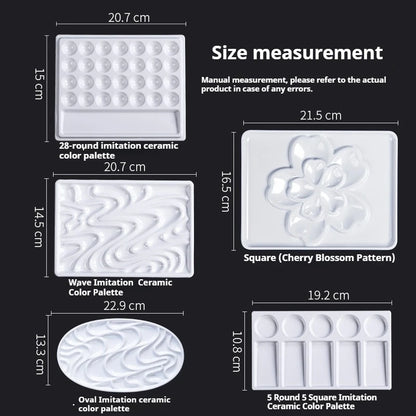 MixLoom – Reusable Imitation Ceramic Paint Palette