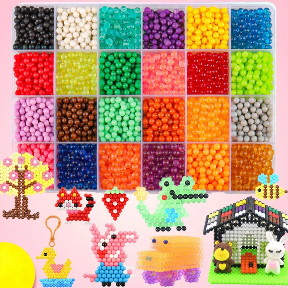 Aquabea – 1000 Pcs DIY Water Spray Magic Beads Set