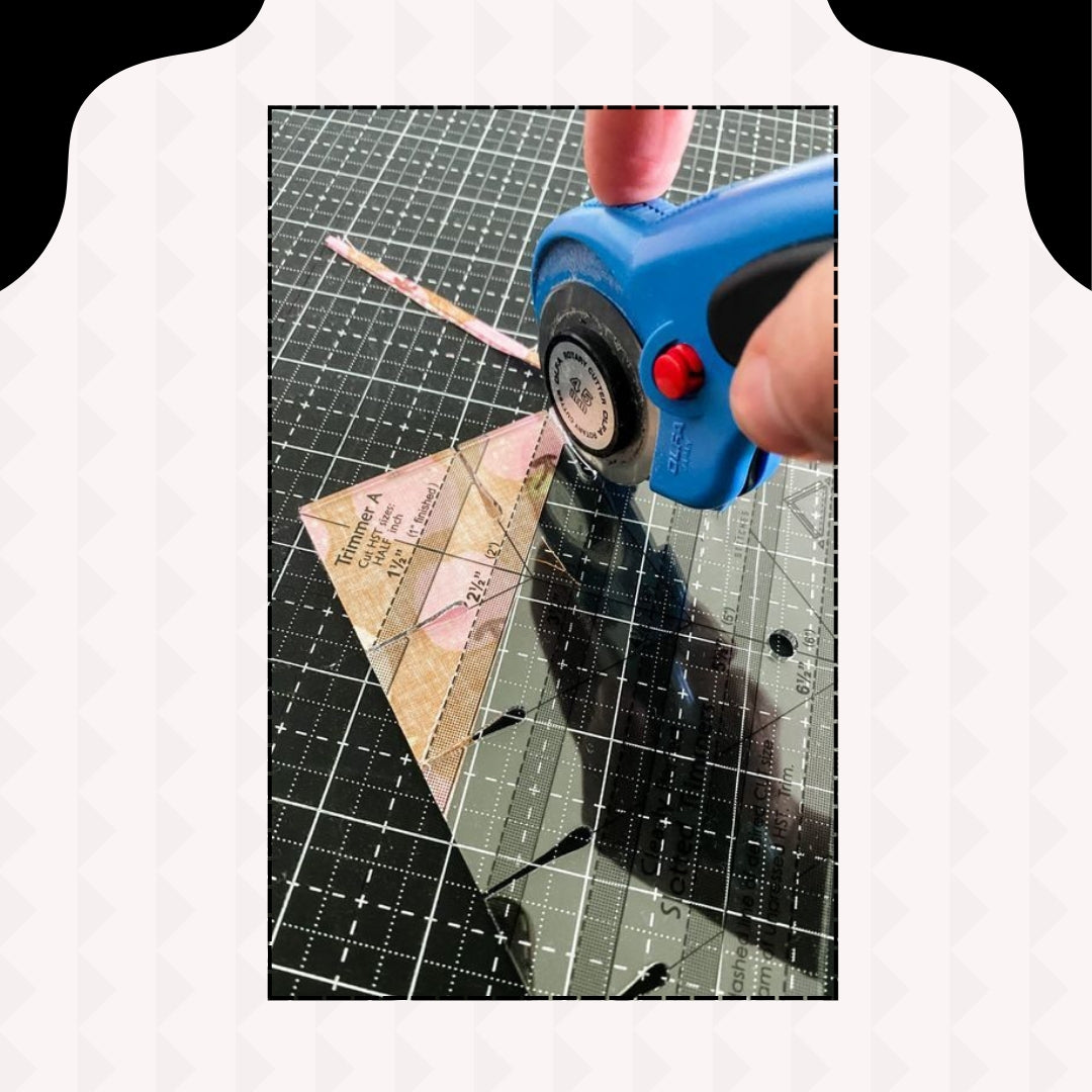 Slotted Quilting Ruler - Cut Perfect Triangles