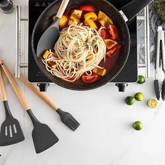 KitchenGlow – Silicone Cooking Utensil Set