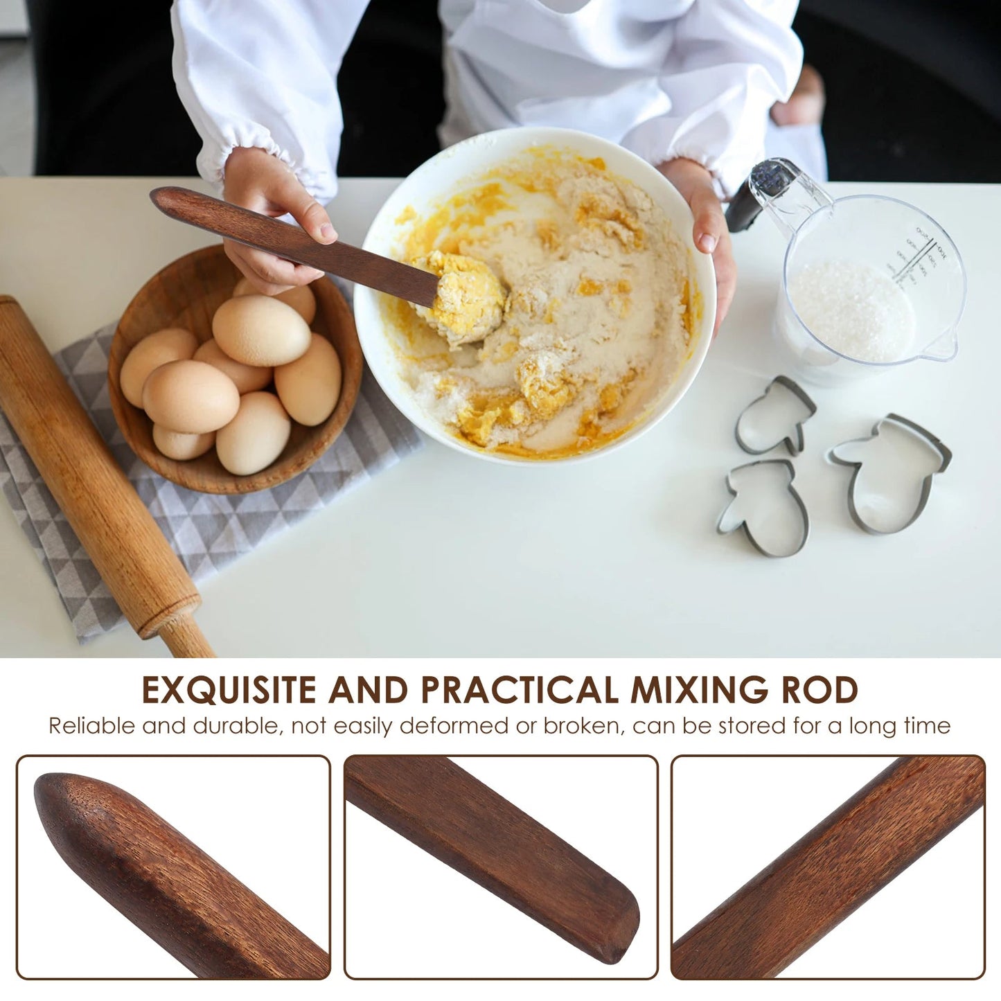 RollerCraft – Acacia Wood Mixing Stir Stick