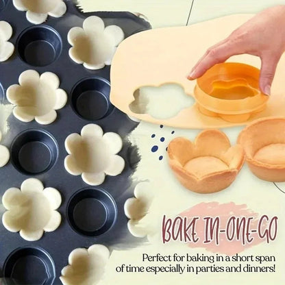 BakeFlow – Pastry Dough & Flower Cutter Set