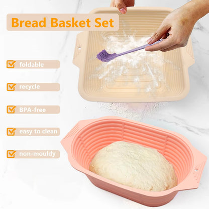 DoughPro – Collapsible Silicone Bread Proofing Basket