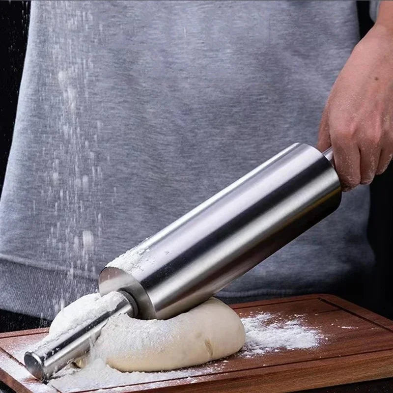 RollDough – Stainless Steel Non Stick Rolling Pin