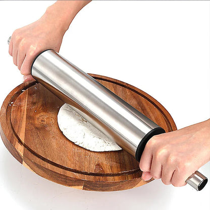 RollDough – Stainless Steel Non Stick Rolling Pin
