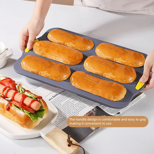 BakePro – Silicone Hot Dog Bun Pan