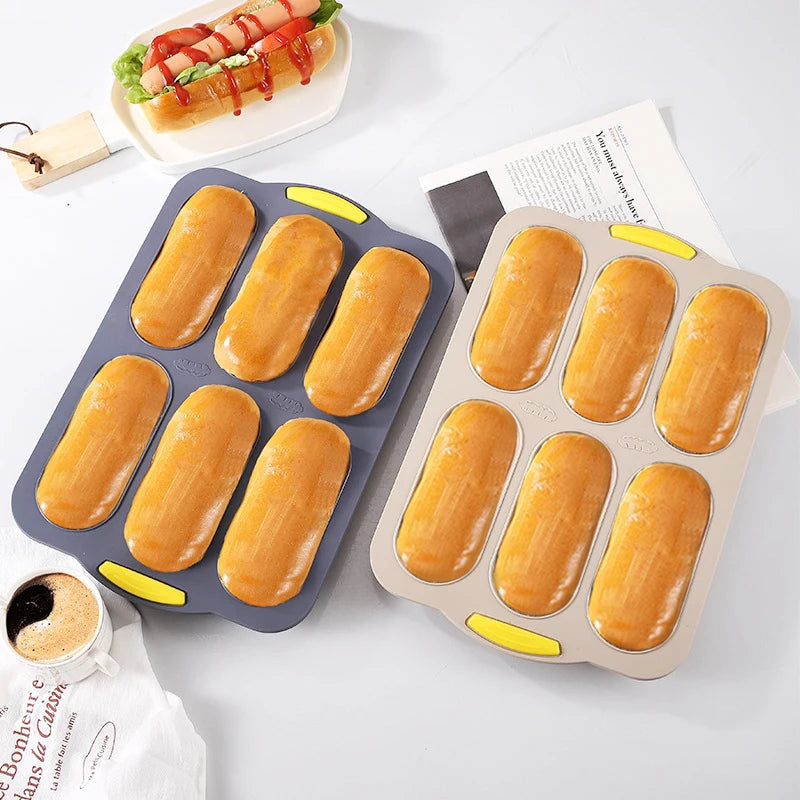 BakePro – Silicone Hot Dog Bun Pan