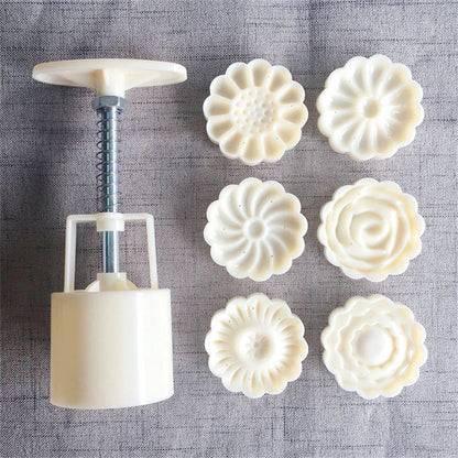 SweetPress – Flower Shaped Cookie & Mooncake Mold Set
