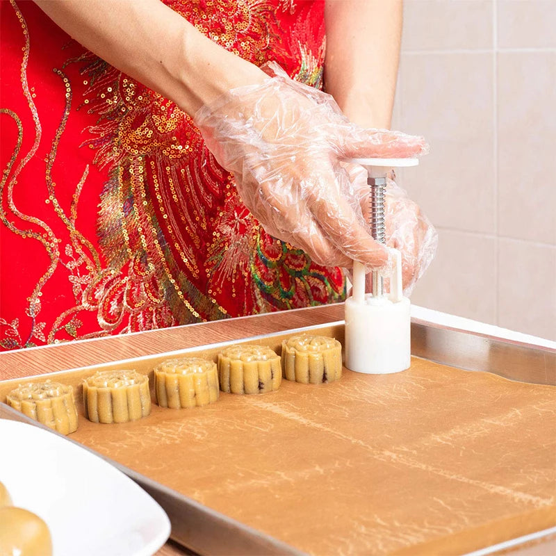 SweetPress – Flower Shaped Cookie & Mooncake Mold Set