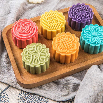SweetPress – Flower Shaped Cookie & Mooncake Mold Set