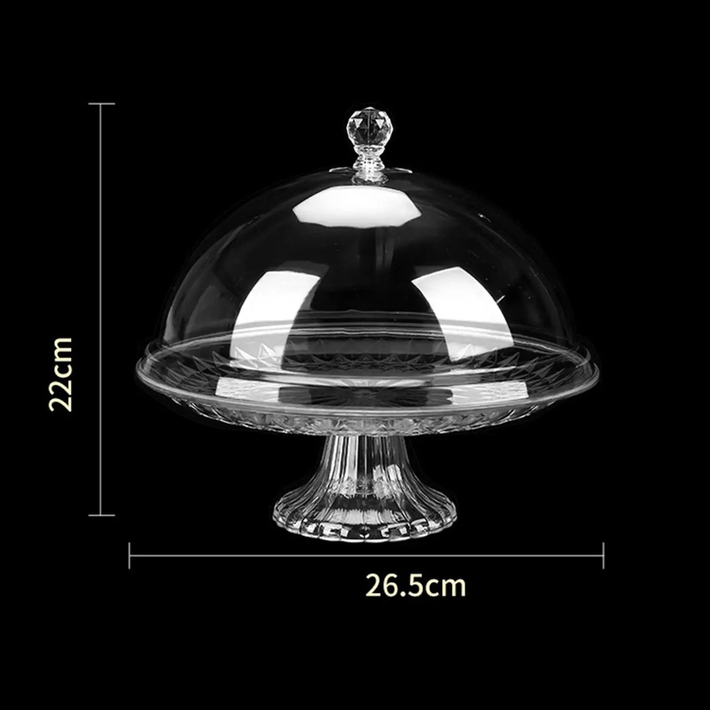 DesertDome – Cake Plate with Cover